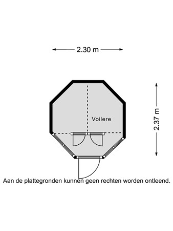 Floorplan - Vlasweel 27, 4844 TE Terheijden