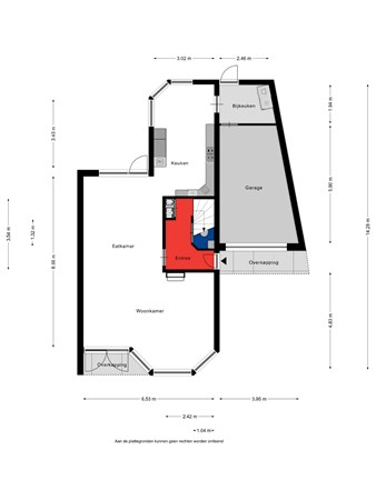 Floorplan - Weegbree 6, 4844 HC Terheijden