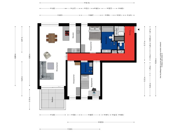 Markendaalseweg 74D3, 4811 KD Breda - PLATTEGROND BEWERKT Markendaalseweg 74 D# Breda.jpg