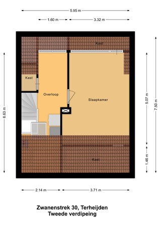 Zwanenstrek 30, 4844 SW Terheijden - Tweede verdieping - 2D.jpg