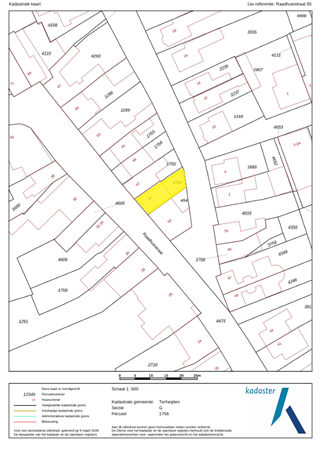 Raadhuisstraat 55, 4844 AB Terheijden - Kadastrale kaart gearceerd.PNG