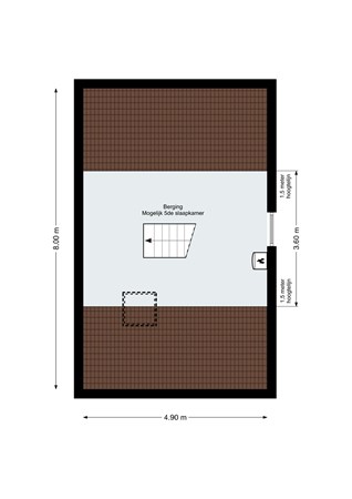 Zandstraat 48, 4614 CK Bergen op Zoom - Plattegrond - Tweede verdieping - Zandstraat 48 Bergen op Zoom.jpg