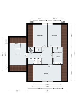 Lambertijnenlaan 60, 4614 EZ Bergen op Zoom - Plattegrond - Verdieping - Lambertijnenlaan 60 Bergen op Zoom.jpg