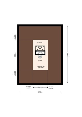 Mozartlaan 26, 4614 AM Bergen op Zoom - Plattegrond - Zolder - Mozartlaan 26 Bergen op Zoom.jpg