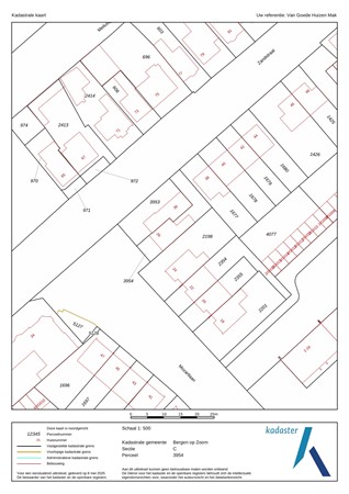 Mozartlaan 26, 4614 AM Bergen op Zoom - Kadaster - Kadastrale kaart - Mozartlaan 26 Bergen op Zoom.jpg