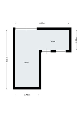 Poelekes 25, 4661 LP Halsteren - Plattegrond - Garage - Berging - Poelekes 25 Halsteren.jpg