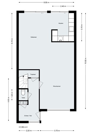 De Leemput 31, 4661 VR Halsteren - Plattegrond - Begane grond - De Leemput 31 Halsteren.jpg