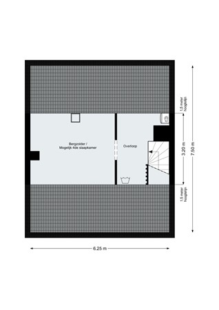 Weberlaan 7, 4614 VS Bergen op Zoom - Plattegrond - tweede verdieping - Weberlaan 7 Bergen op Zoom.jpg