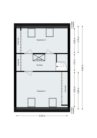 Burgemeester Van Hasseltstraat 35, 4611 BG Bergen op Zoom - Plattegrond - Verdieping - Burg van Hasseltstraat 36 BoZ.jpg