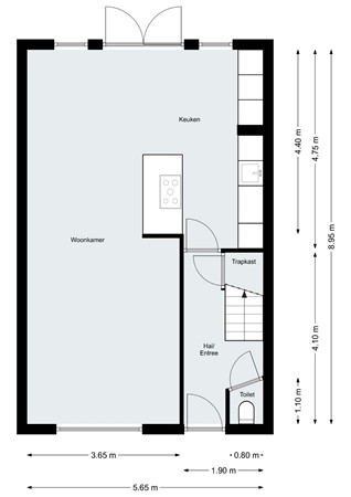 Frederic de Ramlaan 9, 4661 BM Halsteren - Plattegrond - Begane grond - Fréderic de Ramlaan 9 Halsteren.jpg