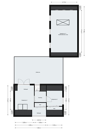 Stoofdijk 84, 4671 RB Dinteloord - Plattegrond - begane grond - Stoofdijk 84 Dinteloord.jpg