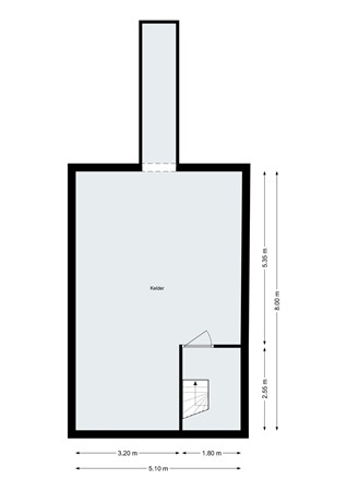 Engelsestraat 36, 4611 RR Bergen op Zoom - Plattegrond - Verdieping Kelder - Engelsestraat 36 Bergen op Zoom.jpg