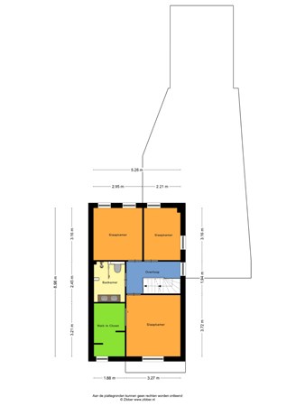 Plattegrond - Heiligenbos 47, 5351 SW Berghem - 463856_2D_Eerste_Verdieping_Heiligenbos_47_Berghem_02.jpg