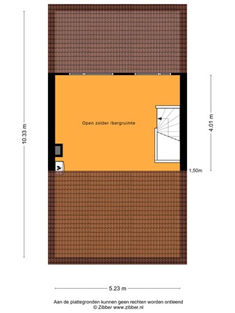 Plattegrond - Tollensstraat 36, 5343 HK Oss - 412315_2D_Tweede_Verdieping_Tollensstraat_36_Oss_03.jpg