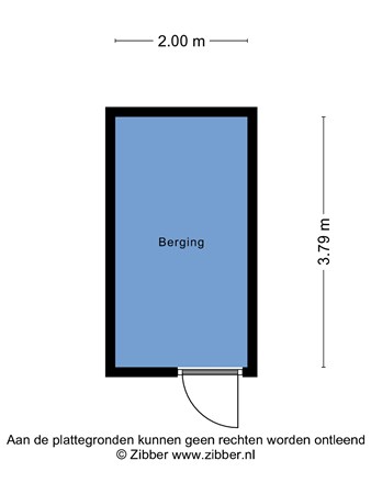 Plattegrond - Tollensstraat 36, 5343 HK Oss - 412315_2D_Berging_Tollensstraat_36_Oss_05.jpg