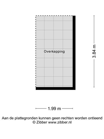 Plattegrond - Tollensstraat 36, 5343 HK Oss - 412315_2D_Overkapping_Tollensstraat_36_Oss_04.jpg