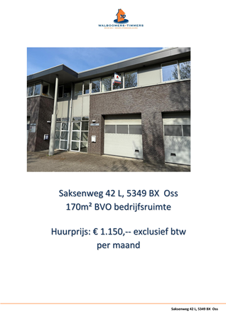 Brochure - brochure Saksenweg 42  L Oss.pdf - Saksenweg 42L, 5349 BX Oss