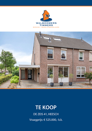 Brochure - De Zeis 41, 5384 HJ HEESCH (1) - De Zeis 41, 5384 HJ Heesch