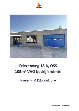 Brochure - Brochure Friezenweg 18 A OSS.pdf - Friezenweg 18A, 5349 AW Oss