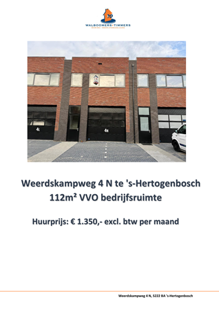Brochure - brochure Weerdskampweg 4N Den Bosch.pdf - Weerdskampweg 4N, 5222 BA 's-Hertogenbosch