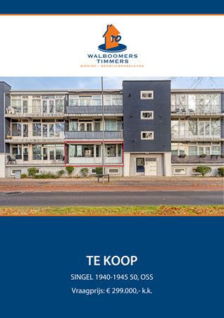 Brochure - Singel 1940-1945 50, 5341 VC OSS (1) - Singel 1940-1945 50, 5341 VC Oss