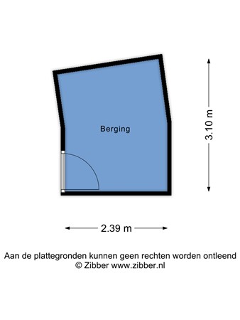 Plattegrond - Biezenloop 107, 5384 WB Heesch - 185967334_1652405_bieze_berging_first_design_20260526_dafc50.jpg