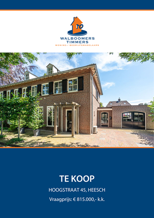 Brochure - Hoogstraat 45, 5384 BJ HEESCH (1) - Hoogstraat 45, 5384 BJ Heesch