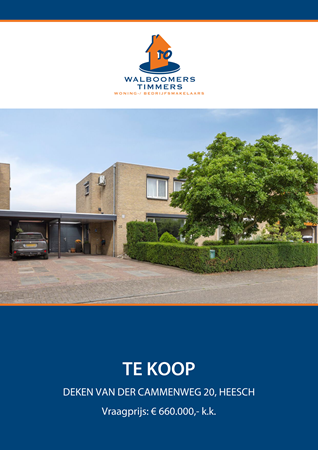 Brochure - Deken van der Cammenweg 20, 5384 LW HEESCH (1) - Deken van der Cammenweg 20, 5384 LW Heesch