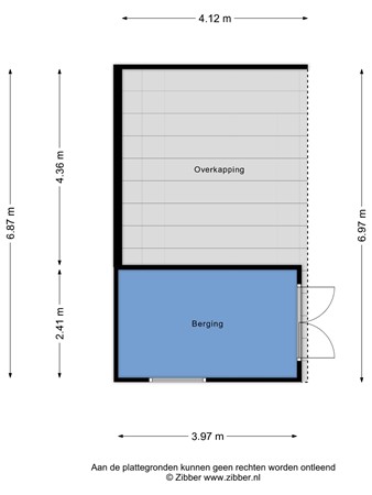 Plattegrond - Deken van der Cammenweg 20, 5384 LW Heesch - 187834747_1669335_deken_berging_first_design_20260719_4bf06b.jpg
