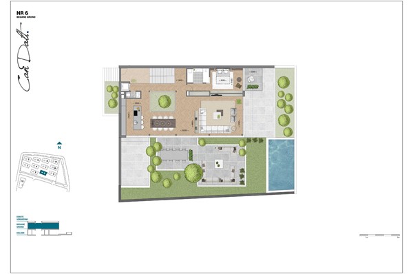 Floorplan - Project "Can Dalt" | Villa bouwnummer, Santa Eulària des Riu