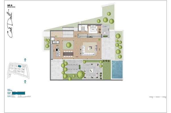 Floorplan - Project "Can Dalt" | Villa bouwnummer, Santa Eulalia del Río