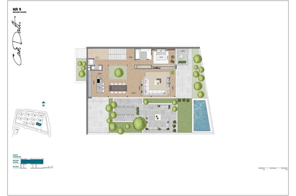 Floorplan - Project "Can Dalt" | Villa bouwnummer, Santa Eulalia del Río
