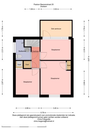 Floorplan - Pastoor Beenenstraat 25, 7038 AP Zeddam