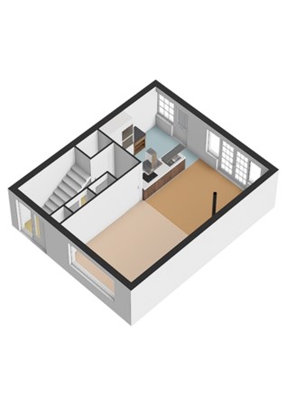 Floorplan - Benedendorpsstraat 28a, 7038 EN Zeddam