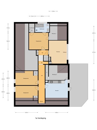 Floorplan - Oude Doetinchemseweg 63, 7038 BG Zeddam