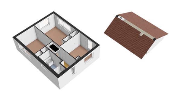 Floorplan - Wittejufferstraat 33, 7038 AC Zeddam