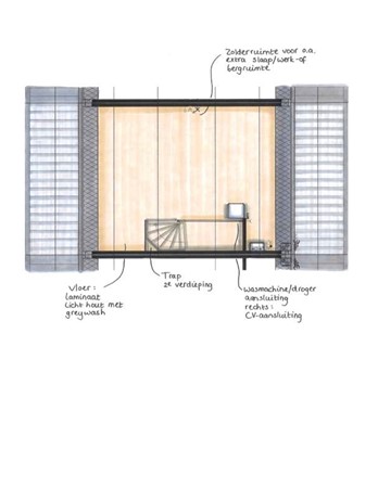 Floorplan - Trambaan 7, 7044 AX Lengel