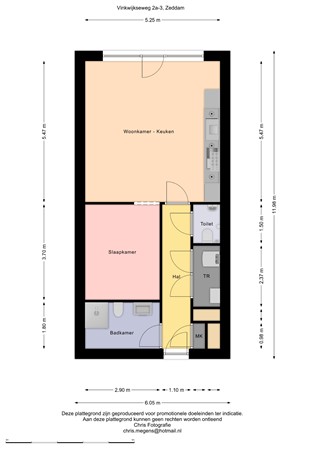 Floorplan - Vinkwijkseweg 2A3, 7038 AW Zeddam