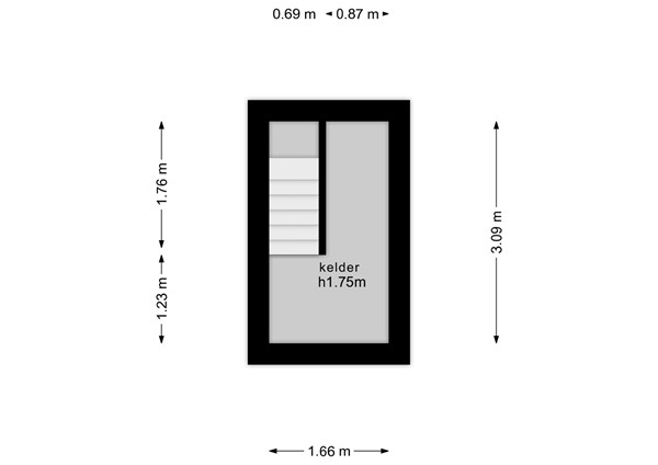 Floorplan - Koningsstraat 9, 7038 EE Zeddam