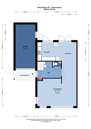 Floorplan - Witte Paters 29, 7041 SR 's-Heerenberg