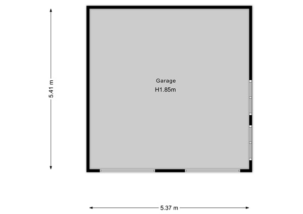 Floorplan - Benedendorpsstraat 26, 7038 BC Zeddam