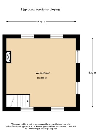 Floorplan - Hogendijk 7, 1105 AC Amsterdam