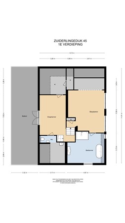 Floorplan - Zuiderlingedijk 45, 4161 BM Heukelum