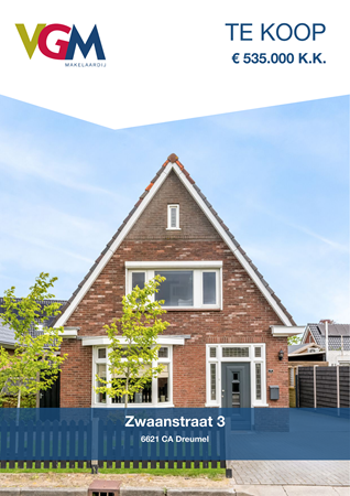 Brochure preview - Zwaanstraat 3, 6621 CA DREUMEL (1)