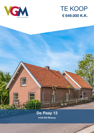 Brochure preview - Verkoopbrochure De Paay 13 - Rhenoy.pdf