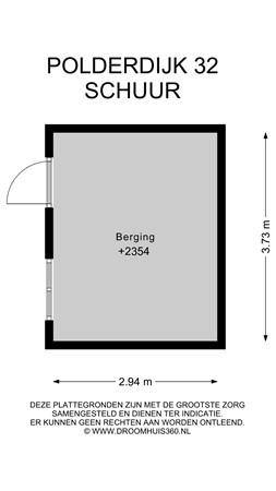 Floorplan - Polderdijk 32, 4156 JG Rumpt