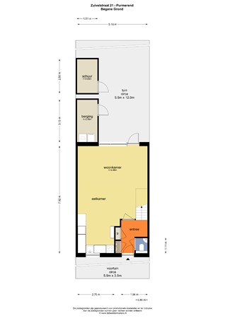Floor plan - Zuivelstraat 21, 1445 MH Purmerend 
