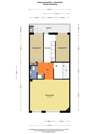 Medium property photo - Vespuccistraat 99-1, 1056 SK Amsterdam