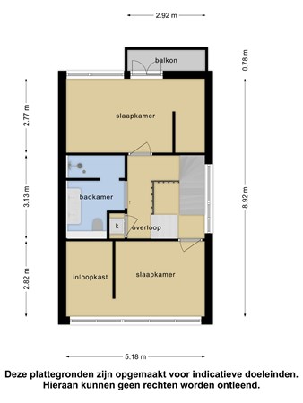 Plattegrond - Pal Maleterweg 19, 2033 BK Haarlem - 146875164_pal_maleterweg_1e_verdieping_first_design_20231004_f32f8a.jpg