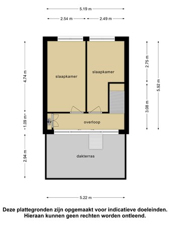 Plattegrond - Pal Maleterweg 19, 2033 BK Haarlem - 146875164_pal_maleterweg_2e_verdieping_first_design_20231004_978b92.jpg